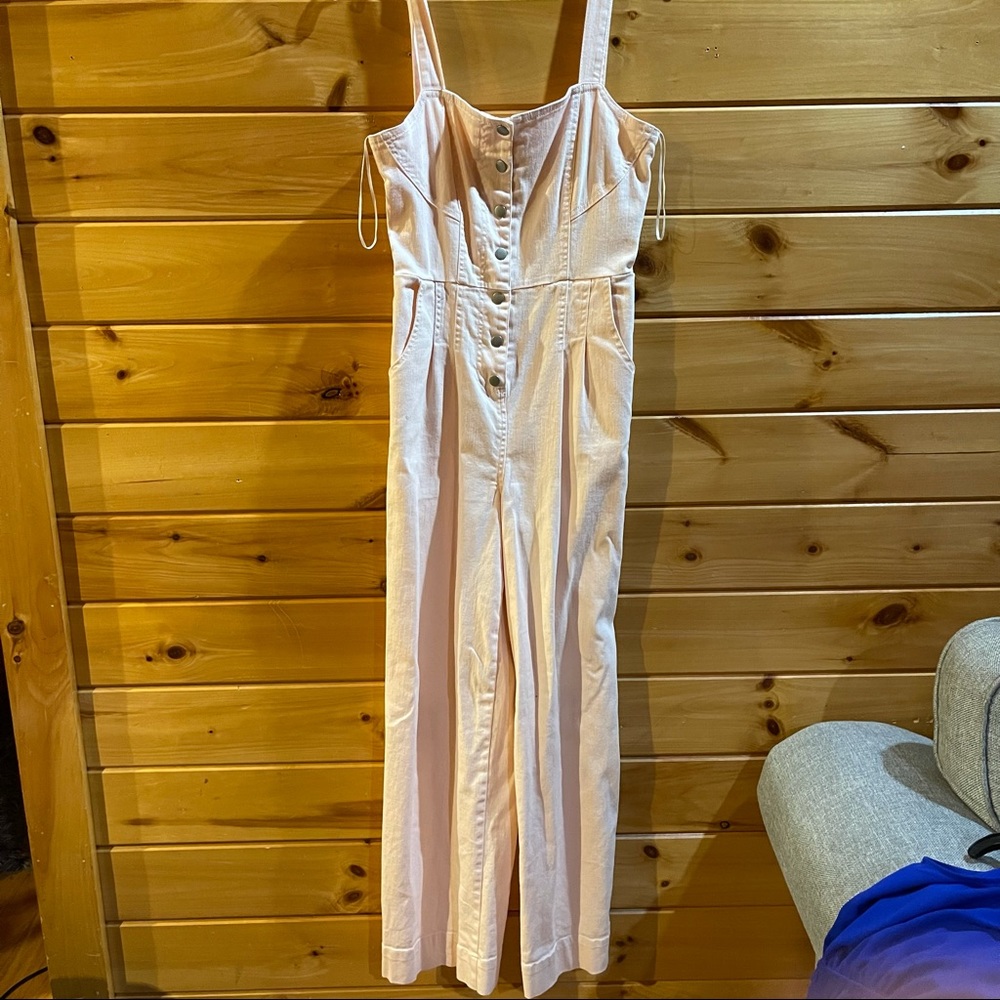 Junior's light pink jumpsuit